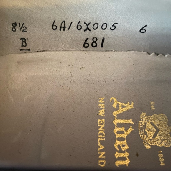 ALDEN BOOTMAKERS OF NEW ENGLAND FULL STRAP SLIP-ON 8.5 B (EXCELLENT CONDITION) - Picture 14 of 15